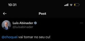 El segundo mensaje colgado en la cuenta de X de Abinader /FUENTE EXTERNA