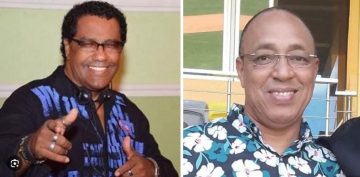 José Román (El Cafre) y Henry Almonte